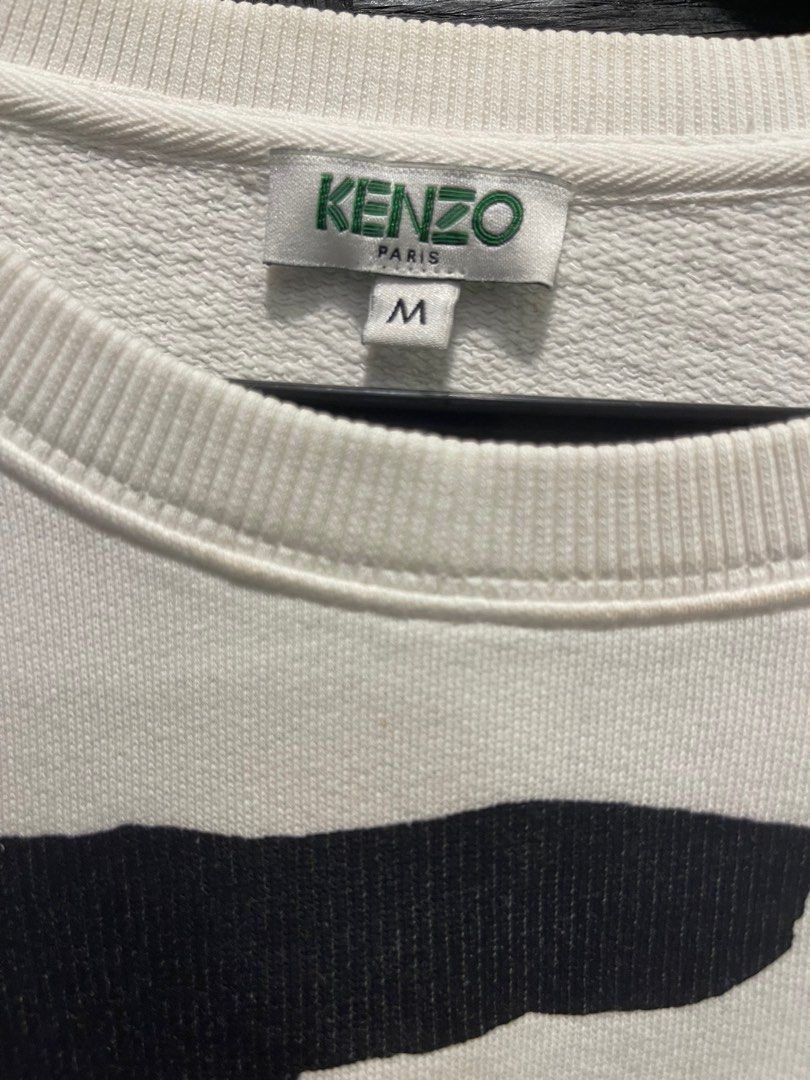 All white kenzo hotsell jumper