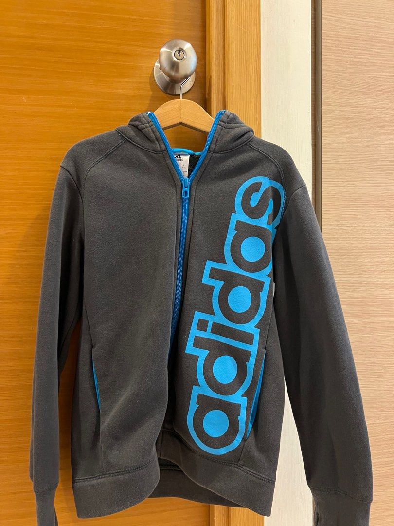 Adidas zip up cheap hoodie kids