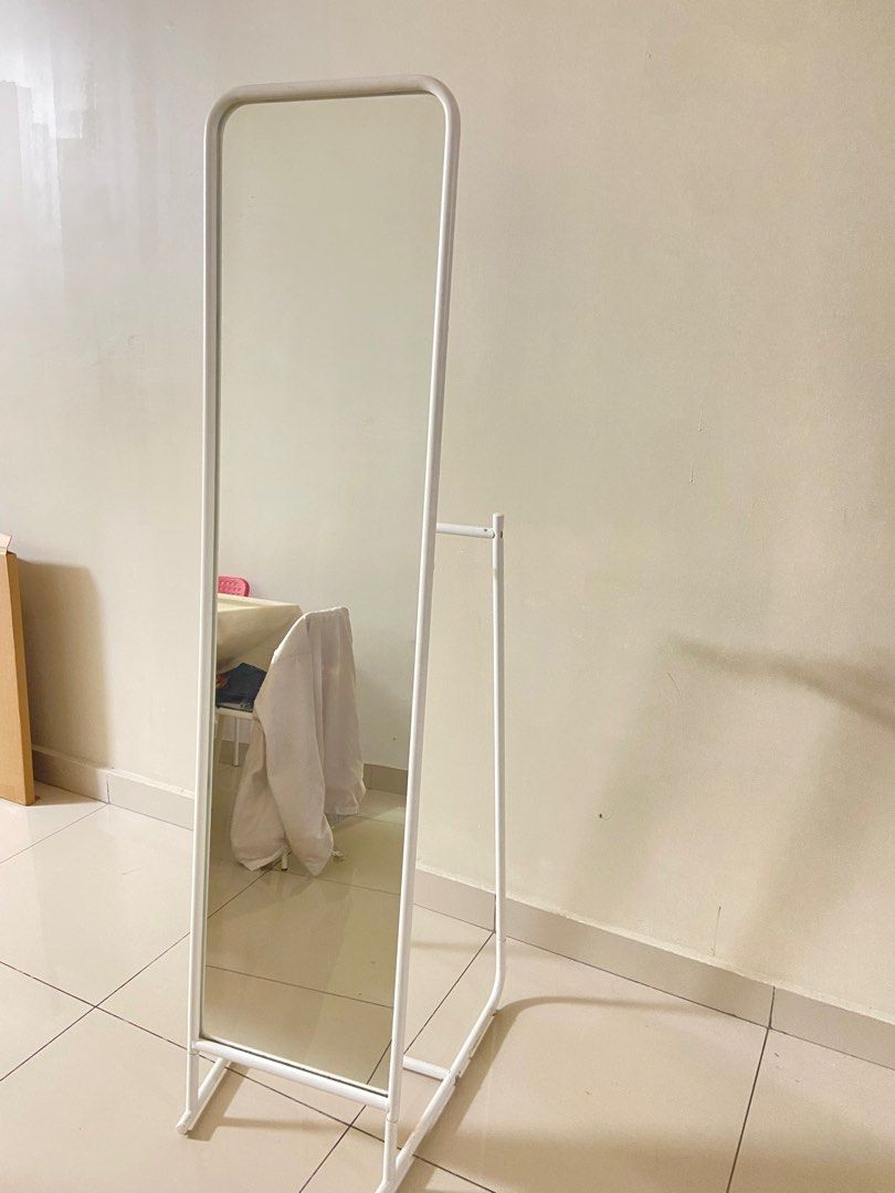 Knapper Ikea Mirror Standing, Furniture & Home Living, Home Decor