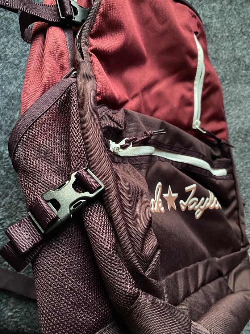 Large Maroon Converse Backpack Women s Fashion Bags Wallets Backpacks on Carousell