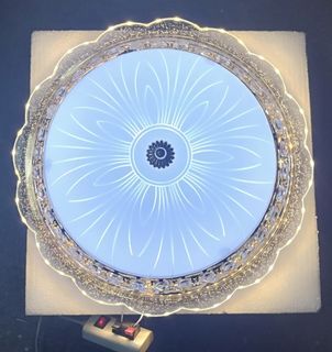 LED Tricolor Round Ceiling Lamp Light 16 inches