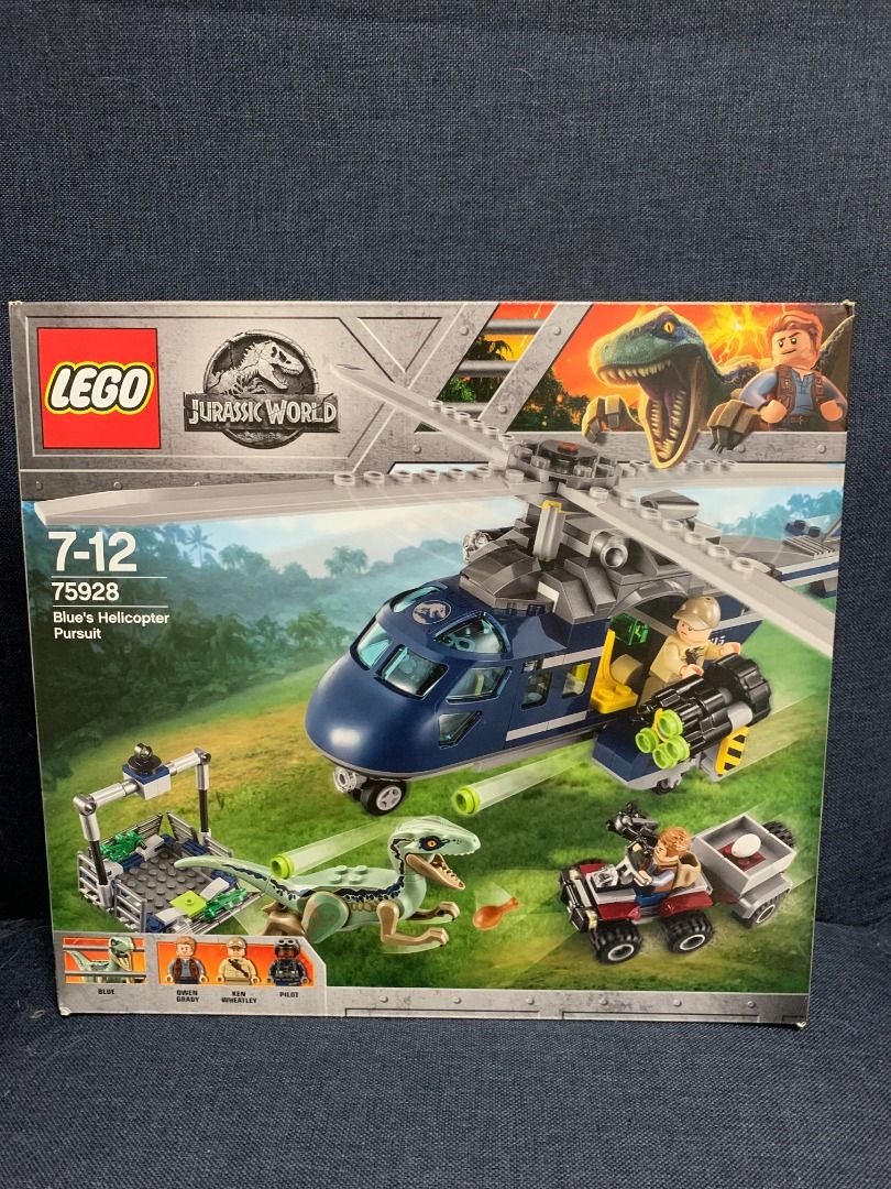 Lego 75928 Jurassic World Blues Helicopter Pursuit 興趣及遊戲 玩具 And 遊戲類 Carousell 