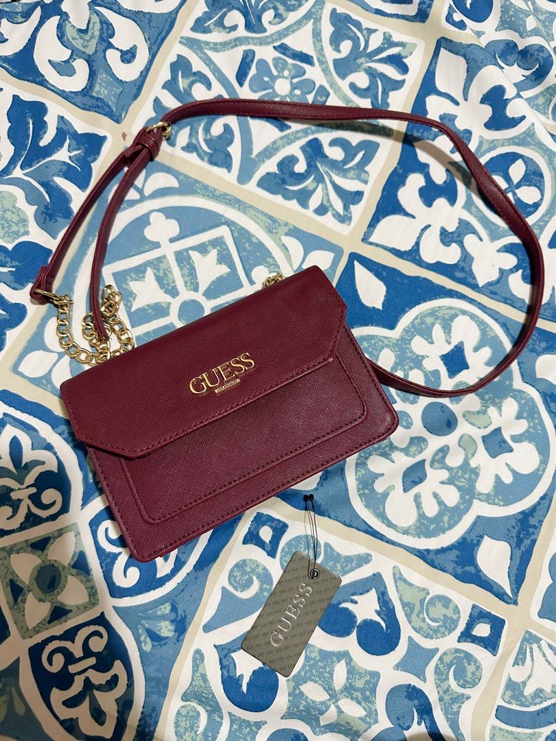 Guess harper crossbody sale wallet