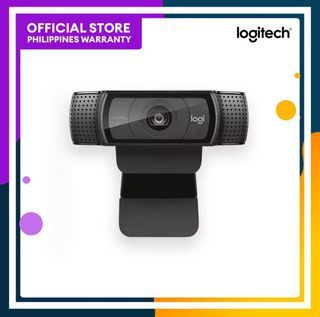 Logitech C920 HD Pro Webcam, Full HD 1080p/30fps Black