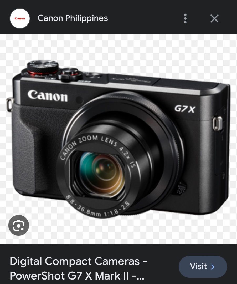 Digital Compact Cameras - PowerShot G7 X Mark III - Canon Philippines