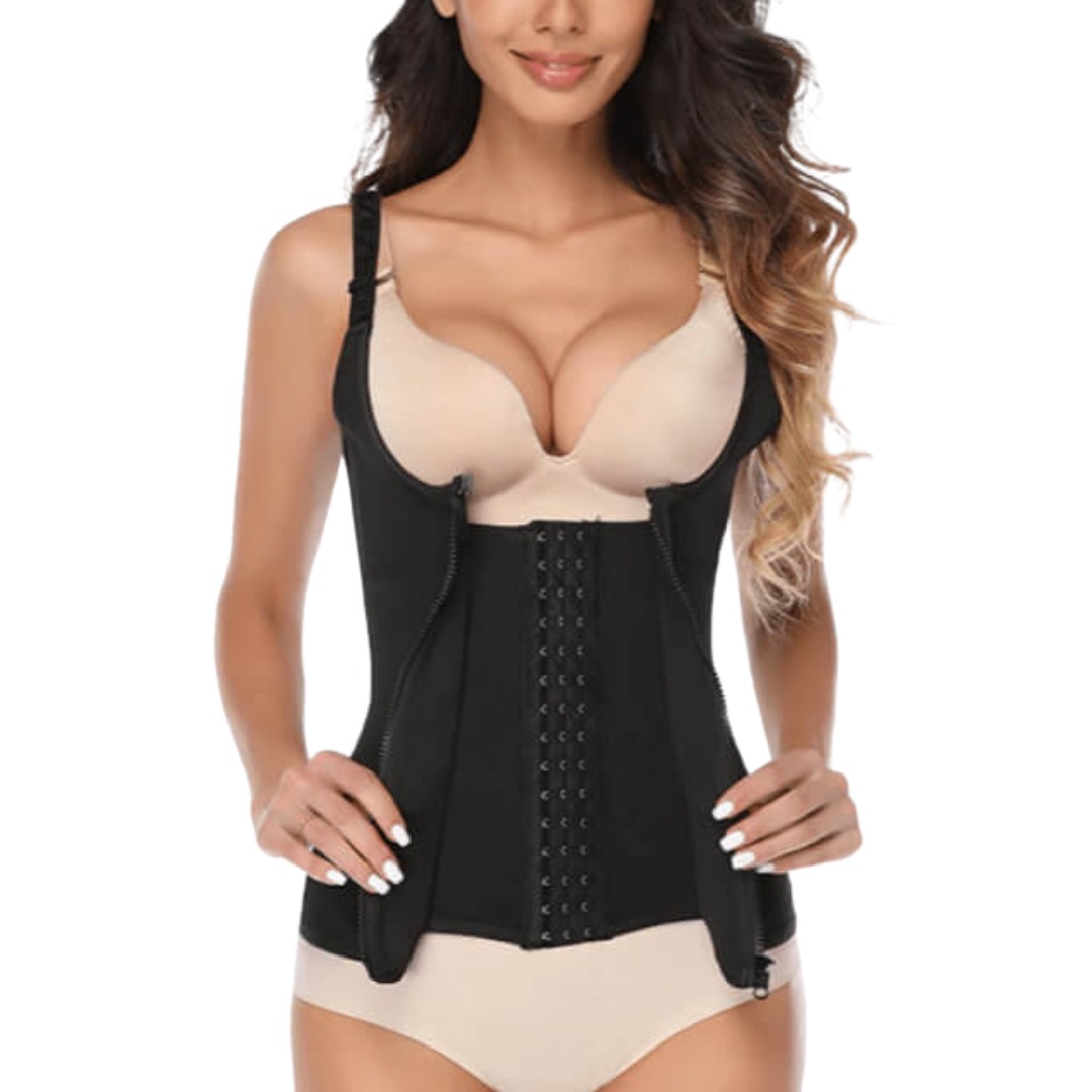 TRY Shapewear for Women Tummy Control Thong Bodysuit Waist Trainer Open  Bust Body Shaper