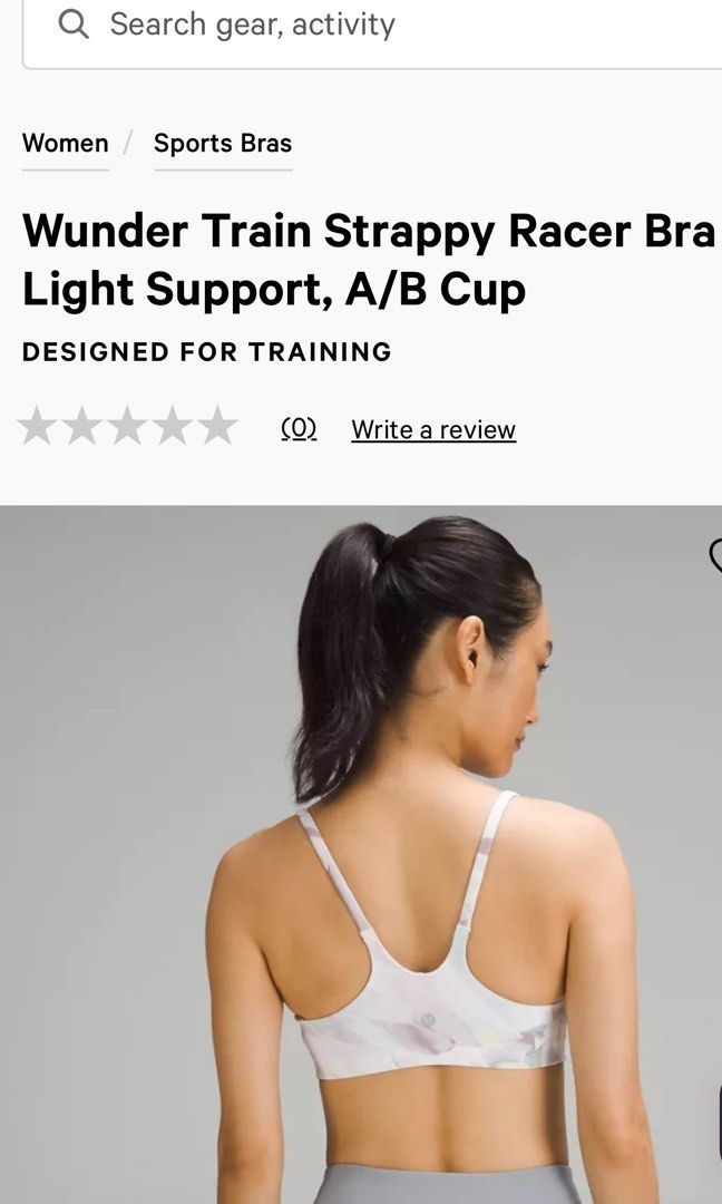 Logo Train Strappy Bra *Light Support, B/C Cup