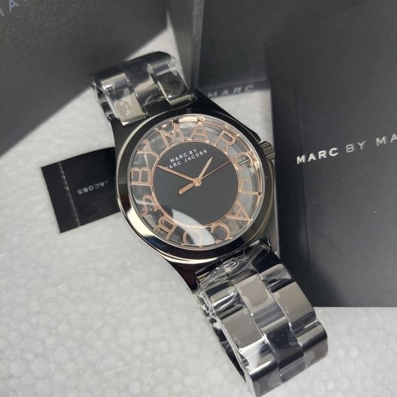MARC JACOBS Henry Skeleton Grey Women Watch ORIGINAL Women s