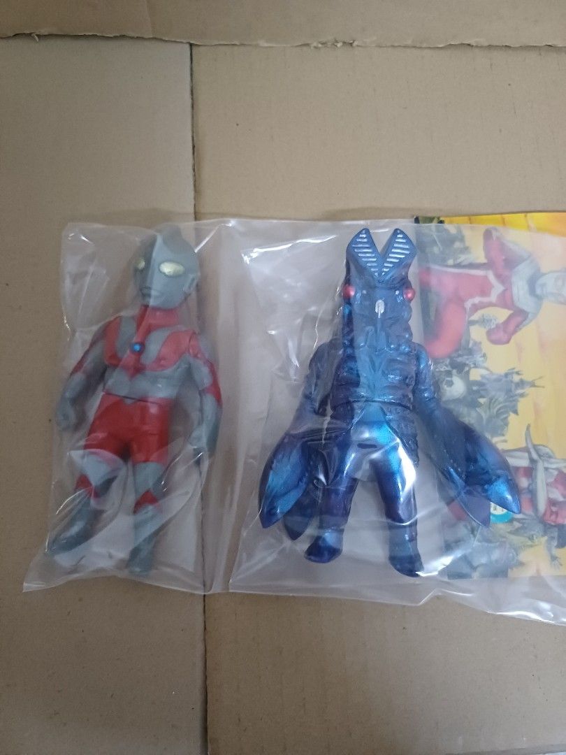 Maxtoy Max Toy Ultraman GID Hayata Fire Man Fire-man Alien Baltan Japan Exclusive Sofubi Soft Vinyl Figure Glow in Dark (Category: Toy Figures) located in Singapore. Submitted by kittyleekityin (Listing ID 1269309419, Image 2). Description: Brand New in Sealed Packaging Super hard material Soft vinyl Individual pricing@ Alien Baltan Purplish Blue $175 Ultraman Hayata Grey Body $195 Fire-man Gloss Red $175 Ultraman Hayata GID Glow in Dark (pic 4) 