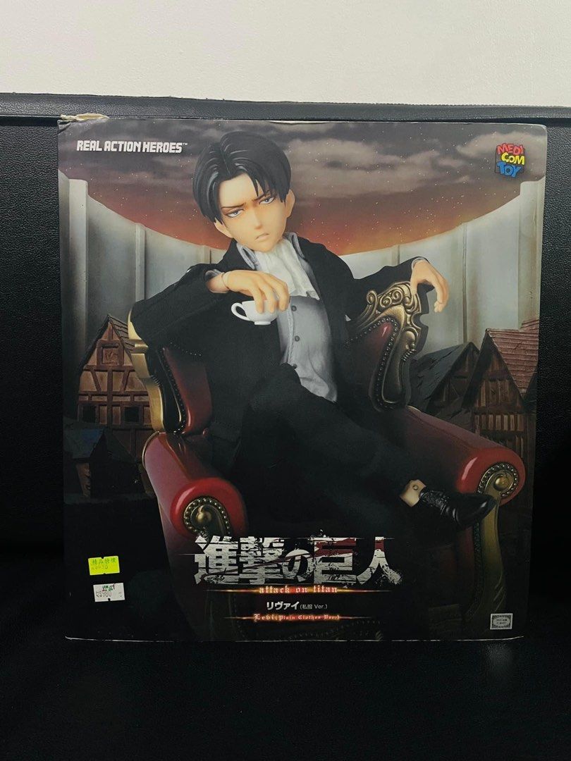 Medicom: Levi Real Action Heroes 1:6 scale (Category: Figurines & Statues) located in Bulacan. Submitted by avenade (Listing ID 1269442812, Image 1). Description: Medicom: Levi Real Action Heroes 1:16 scale 12 inches figure Box has some dents but figure is still like new.