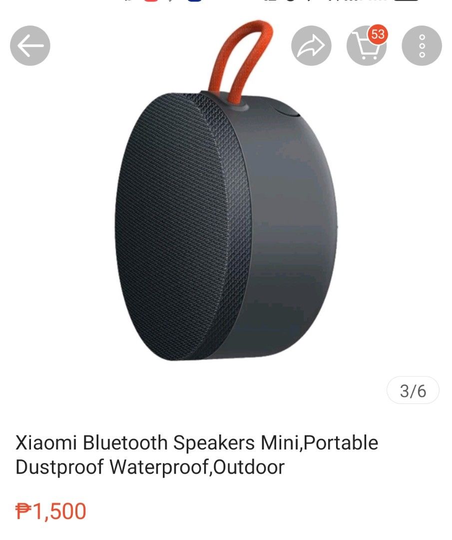 Mi Bluetooth mini speaker (Category: Portable Audio Accessories) located in Quezon. Submitted by anything_preloved_preloved (Listing ID 1267958607, Image 3). Description: Mi bluetooth speaker.