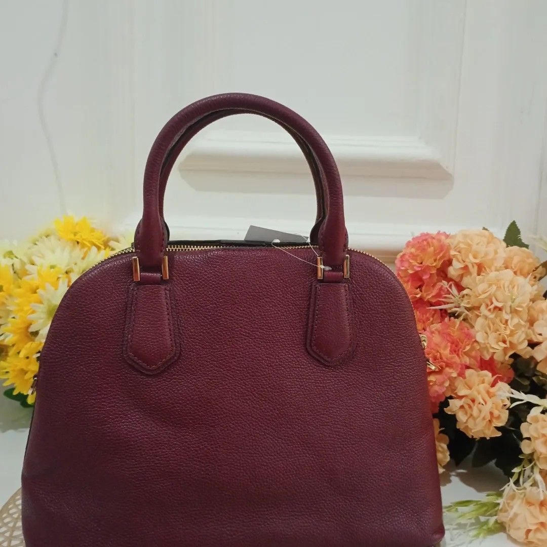 Michael kors adele store large dome satchel
