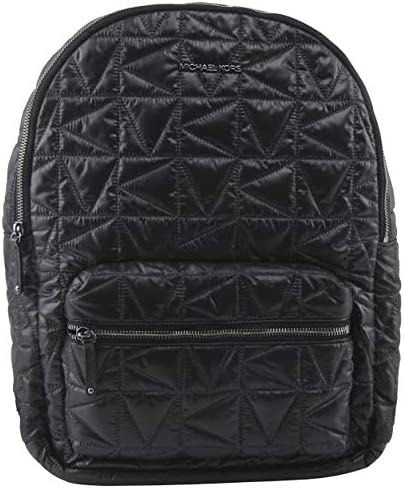 New with tags Michael Kors Winnie Metallic Quilted Backpack Michael Kors Winnie Large Nylon Backpack 35T0UW4B7C Aluminum  main image 2