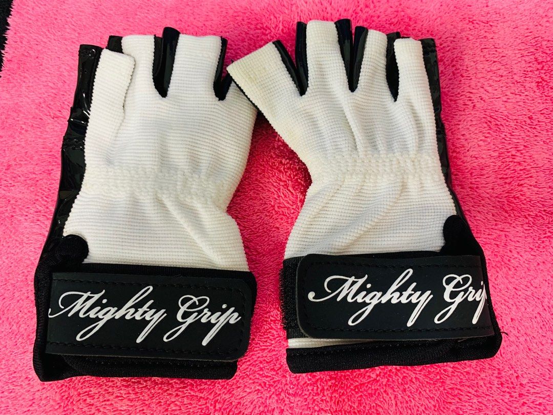 Mighty Grip Gloves, black with tack