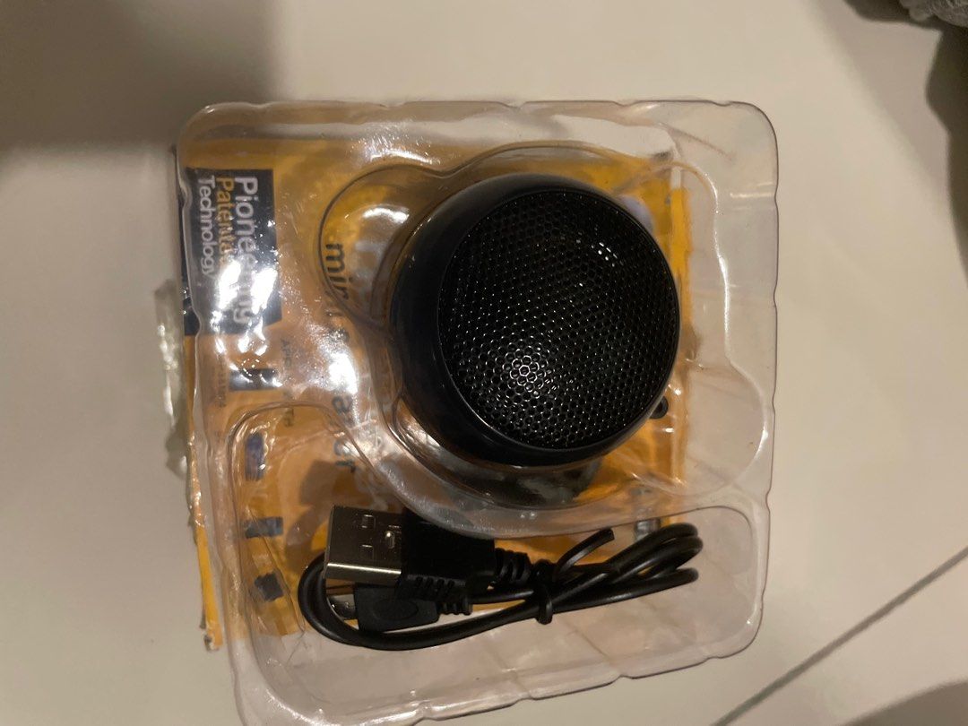 Hamburger Mini Speaker for Phone Laptop Black