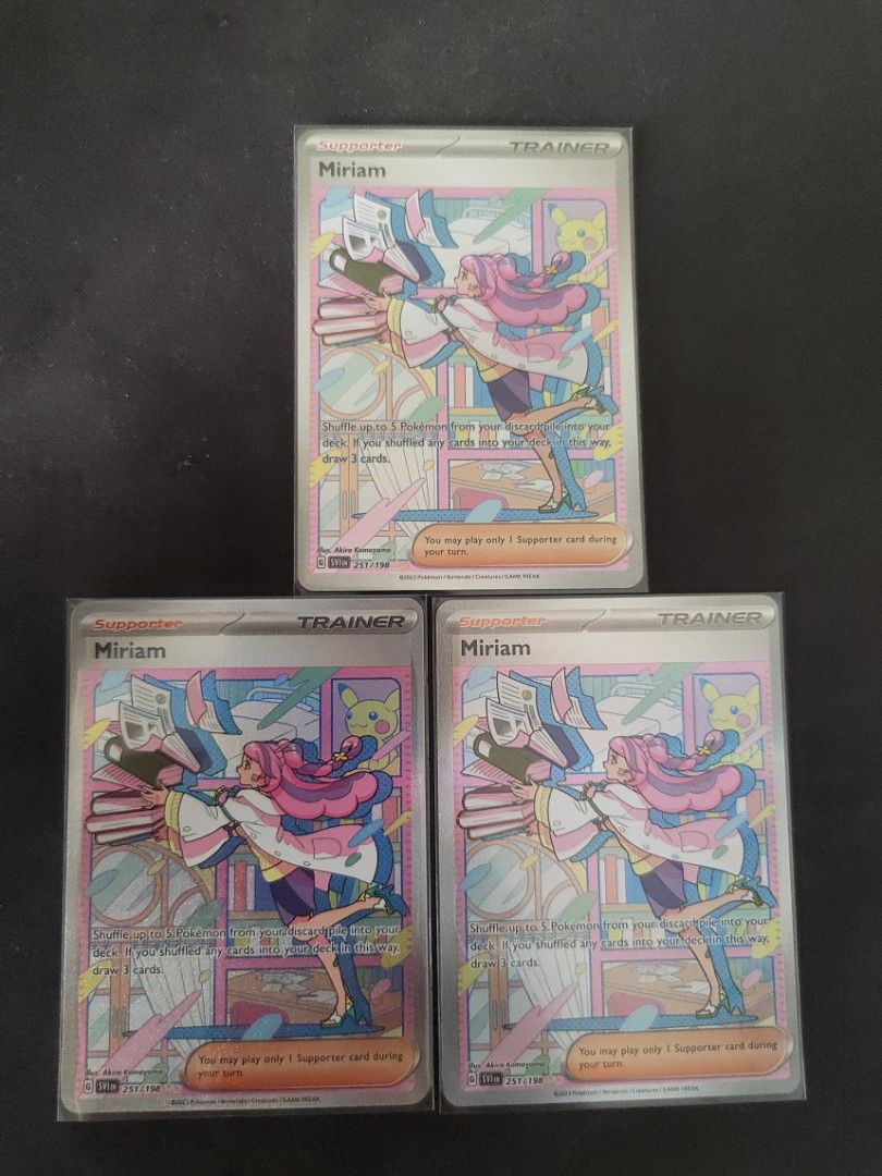 Miriam 251/198 Scarlet & Violet (Base Set) SV01 Special Illustration Rare Pokemon  Trading Card Game PTCG, Hobbies & Toys, Toys & Games on Carousell