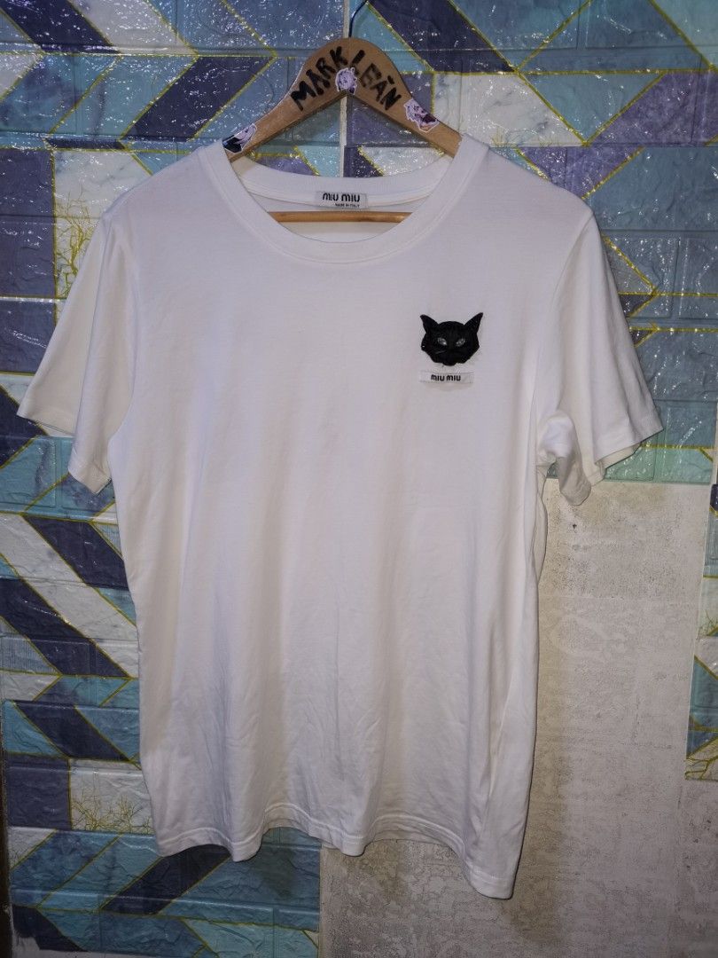 Miu miu cat t shirt store