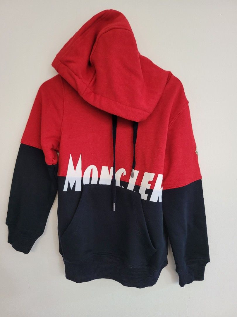 Red white hot sale blue moncler