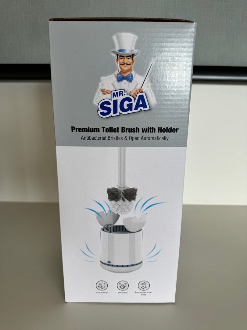 MR.SIGA Premium Toilet Bowl Brush Replacement Head, 2 Pack