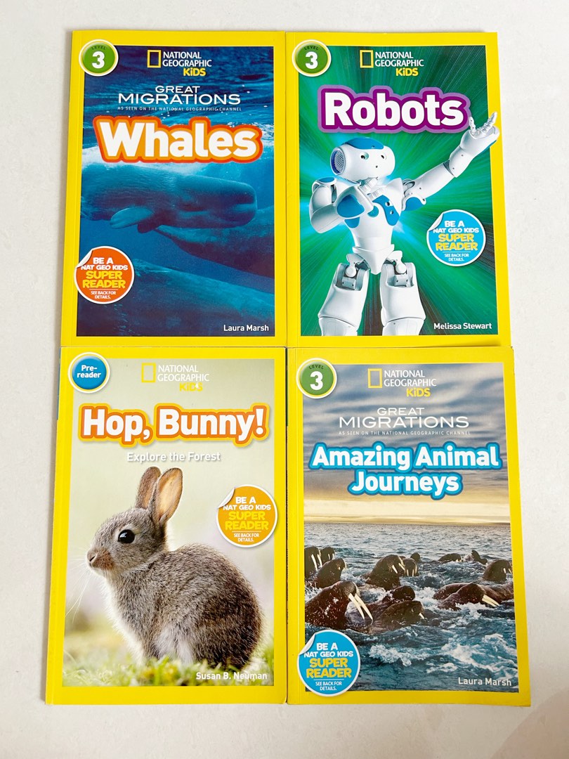 Nat Geo Kids - Level 3 and pre-reader, Hobbies & Toys, Books