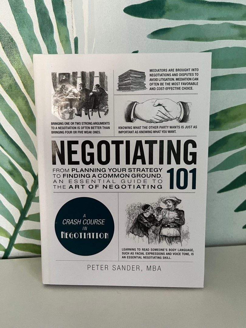 Negotiating Rationally Book Negotiating 101 by Peter Sander, MBA, Hobbies & Toys, Books & Magazines ...