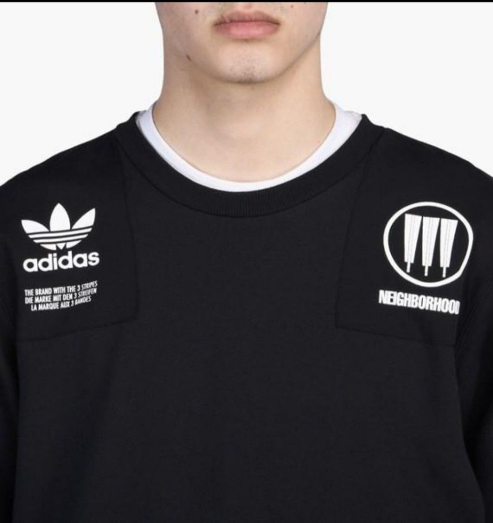 Neighbourhood x Adidas Commander Sweater Sweatshirt Men s Fashion
