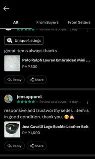 New Feedback From Buyers Thank You