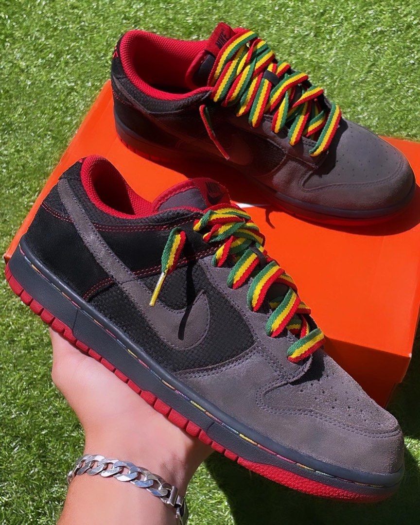 dunk low rasta