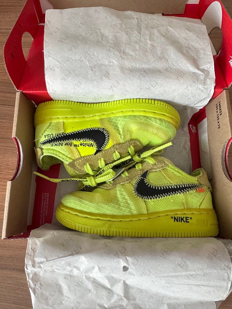 Nike Off White Kids shoes Air Force 1 Kids Off White kids shoe