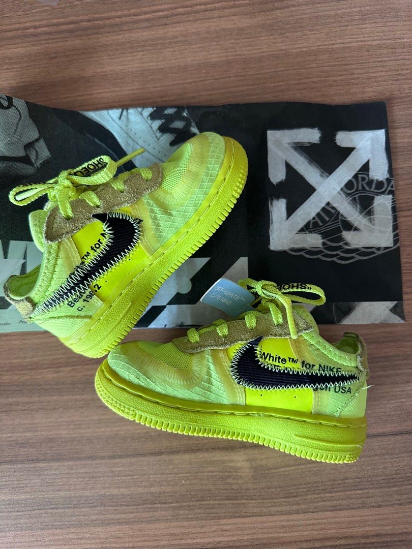 Nike Off White Kids shoes Air Force 1 Kids Off White kids shoe Babies Kids Babies Kids Fashion on Carousell