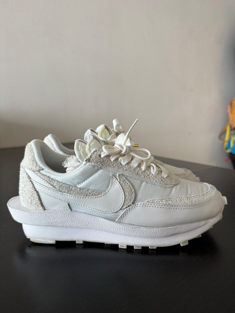 Nike x sacai ld waffle white nylon sales