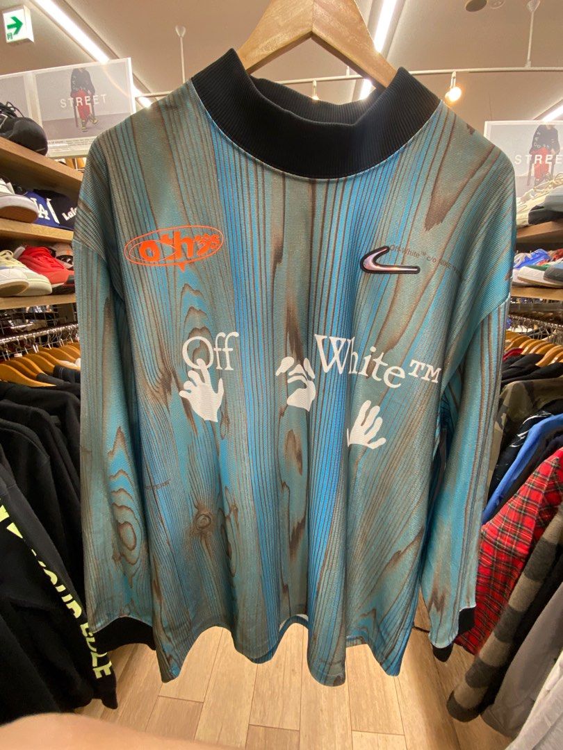 Off white outlet soccer jersey