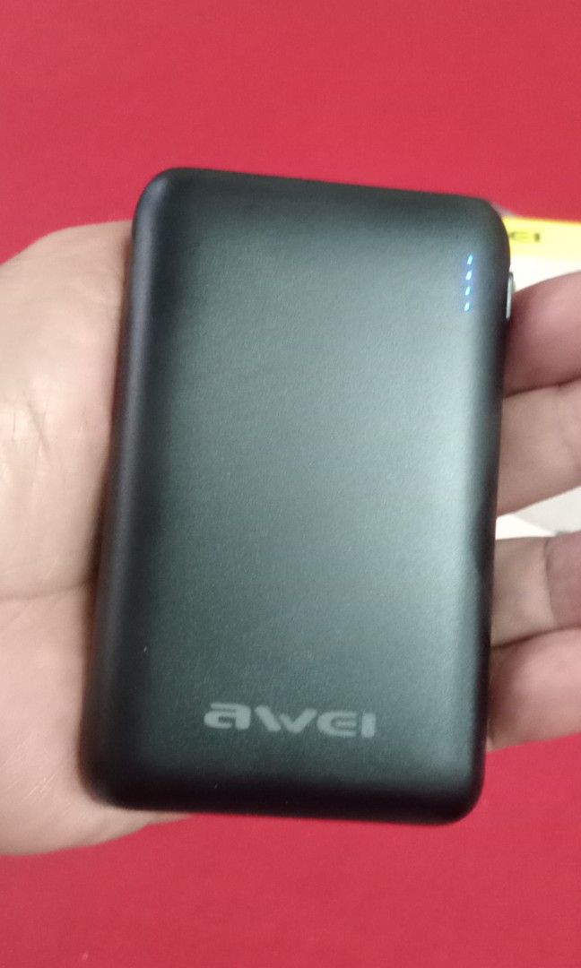 Original awei power bank (Category: Chargers) located in Taytay. Submitted by joselaquino (Listing ID 1269475572, Image 1). Description: original awei power bank 5000 mah.