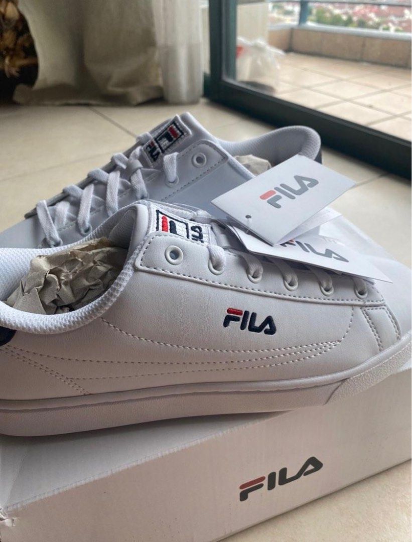 Original Fila White Shoes Women s Fashion Footwear Sneakers on