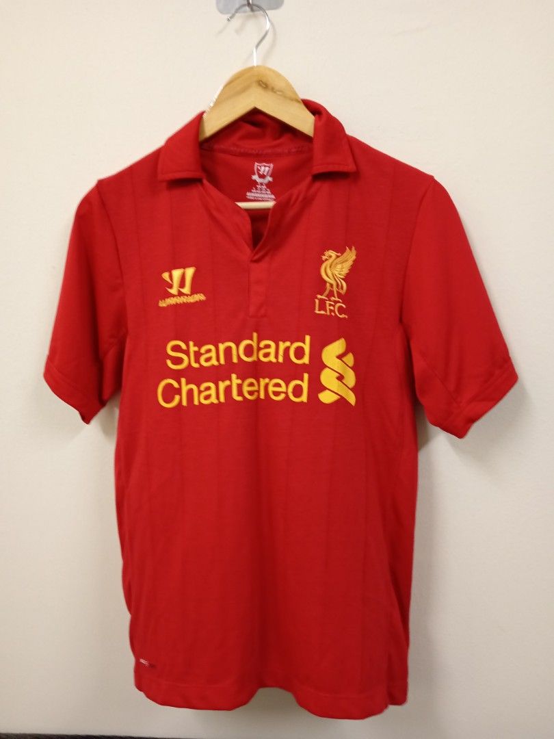 Original Warrior Liverpool 2012 Home Jersey Size S pit 20.5x26