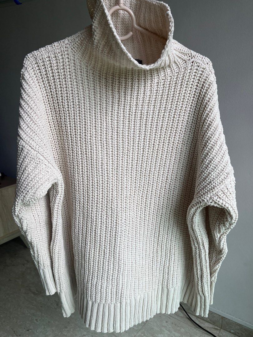 Chunky knit discount cream sweater