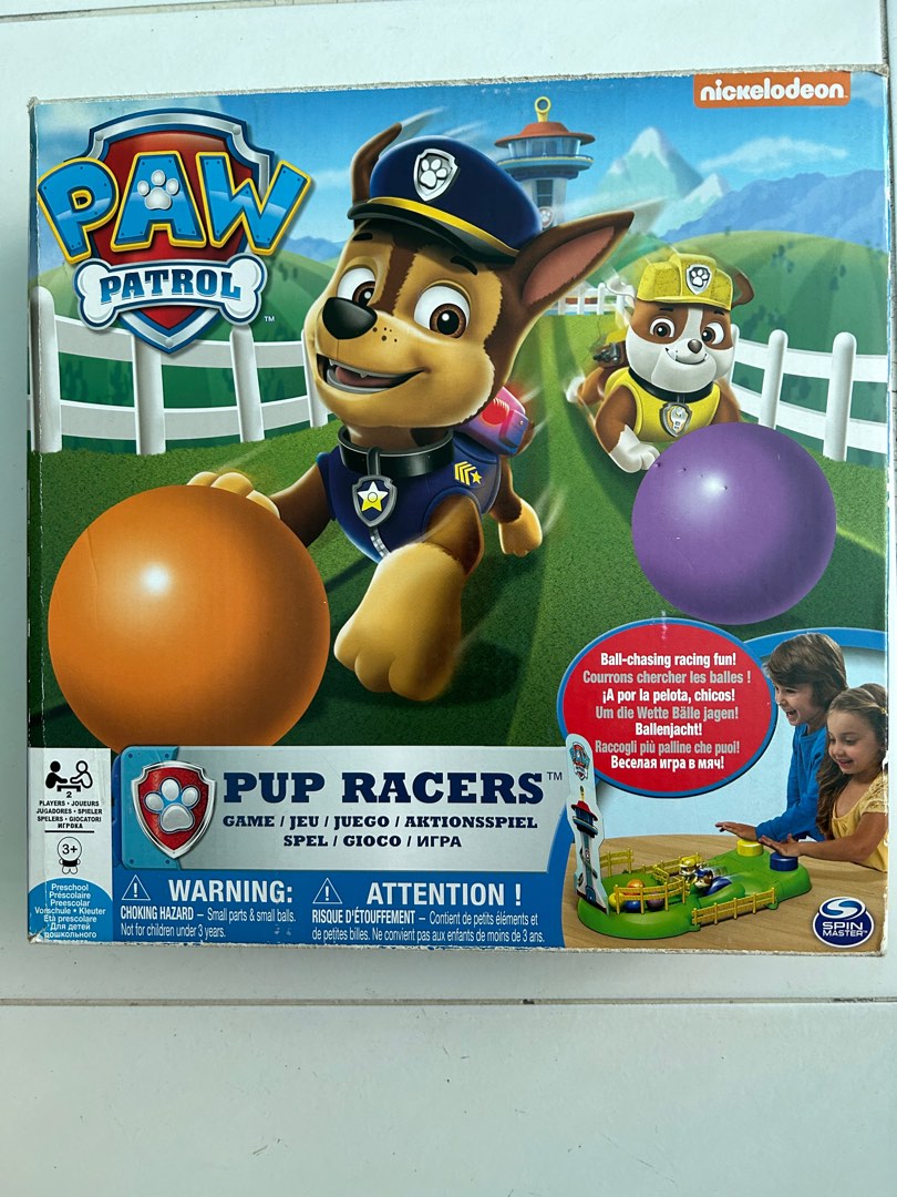 Paw patrol pup racers deals board game