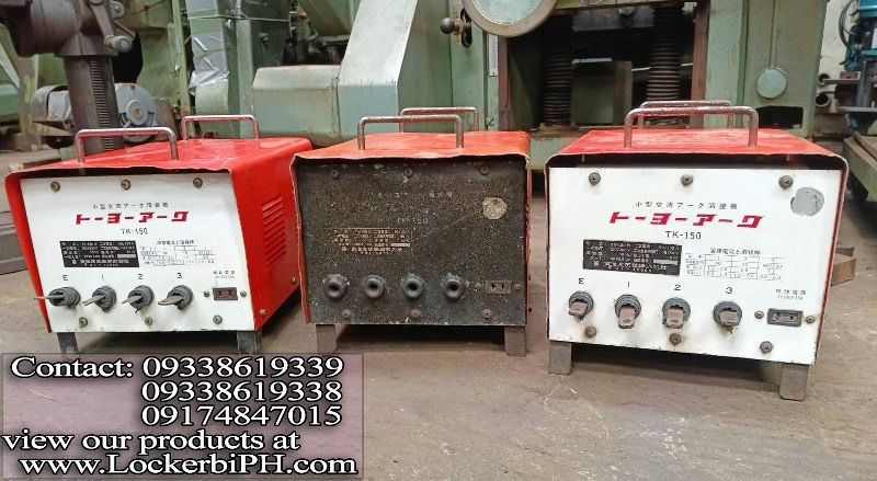 Portable Welding Machine 150A 220V single phase from Japan (Category: Construction Tools & Equipment) located in Quezon City. Submitted by lockerbi2014 (Listing ID 1269380414, Image 1). Description: We also have: *Farm Tractor *Mini Backhoe *Skid Loader *Welding Machine *Tower Light *Welding Genset *Waterpump *Motor *Gear Motor *Hydraulic Pump *Hydraulic Cylinder *Hydraulic Jack *Tools *Lathe Machine *Milling Machine *Drill Press *Press Brake *Sh