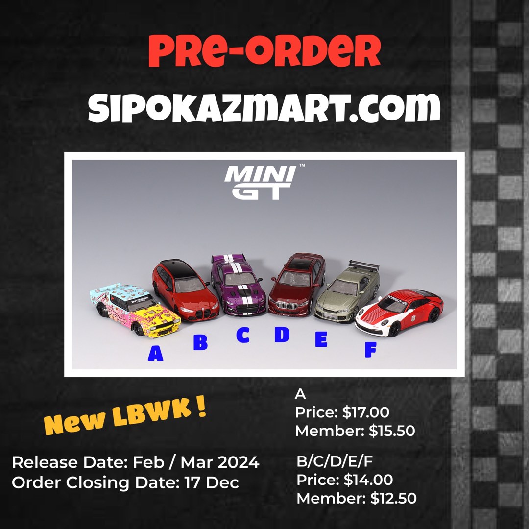 MINI GT New 2024 Releases! •