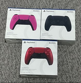 PS5 DualSense Controller (Sealed/brand new - Pink, Black, Volcanic Red)