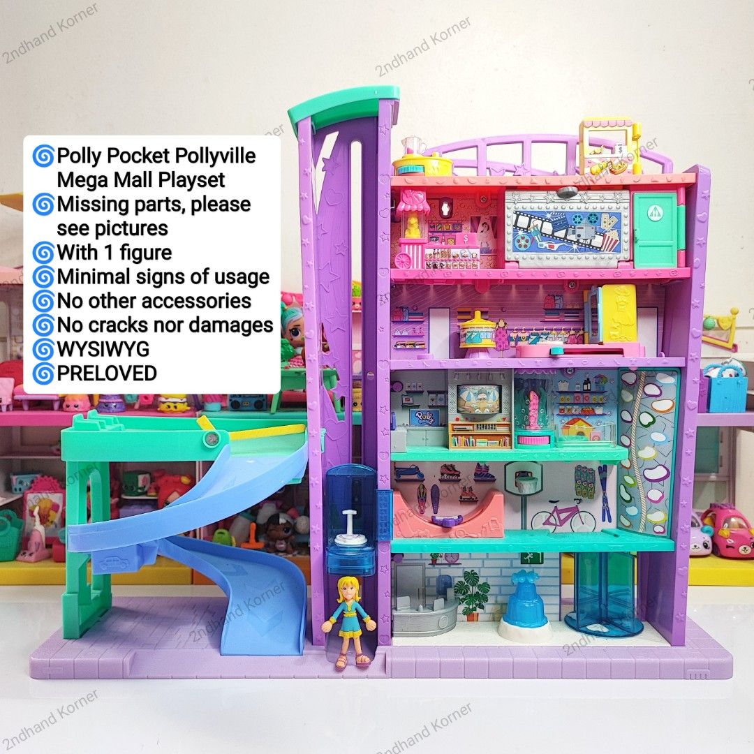 Polly Pocket Pollyville Mega Mall Playset