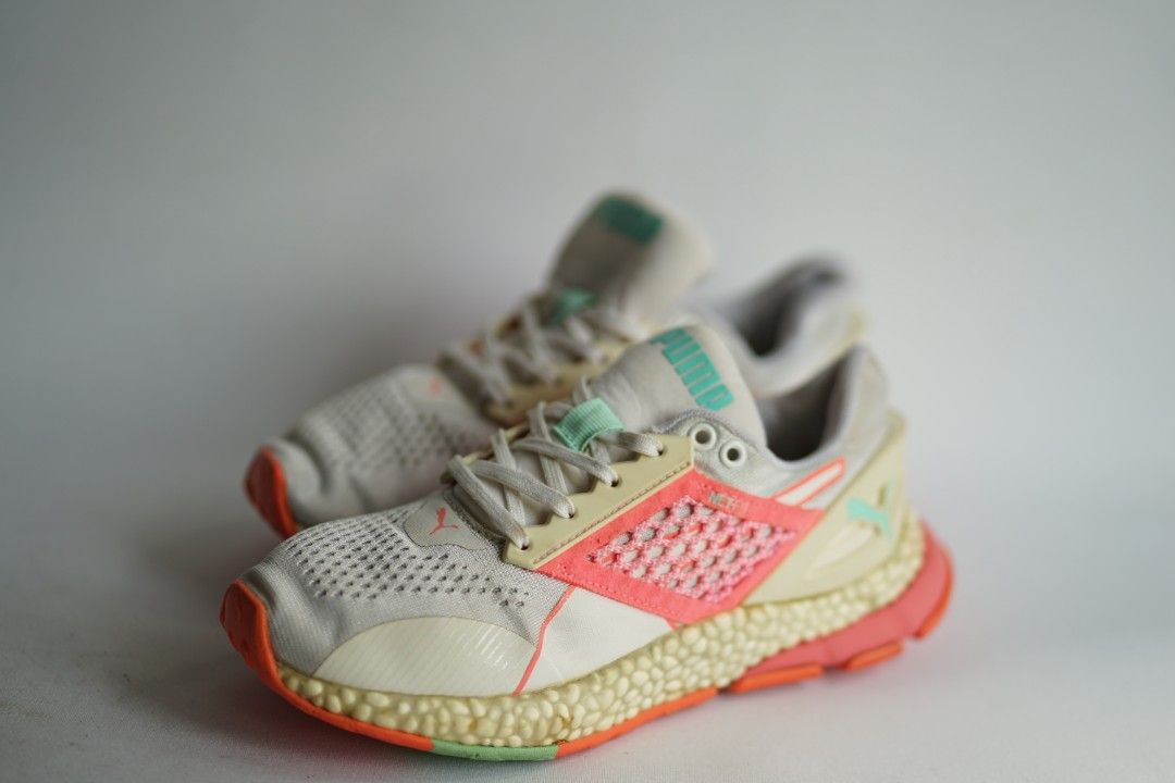 PUMA Hybrid Netfit Astro 'Grey Pink' size 37, Fesyen Wanita