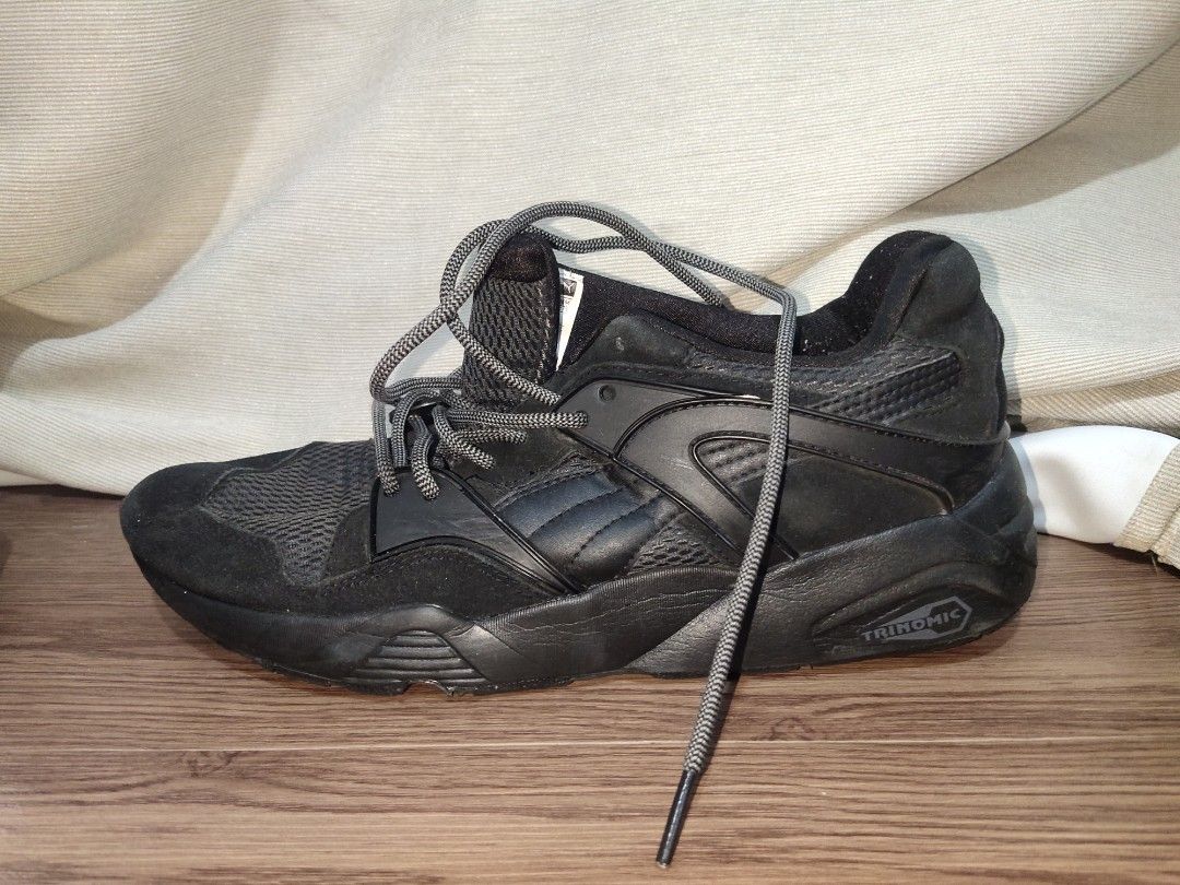 PUMA Trinomic Triple Black Men s Fashion Footwear Sneakers on
