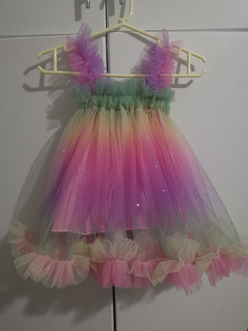 Rainbow Candyland Tutu Dress Babies Kids Babies Kids Fashion