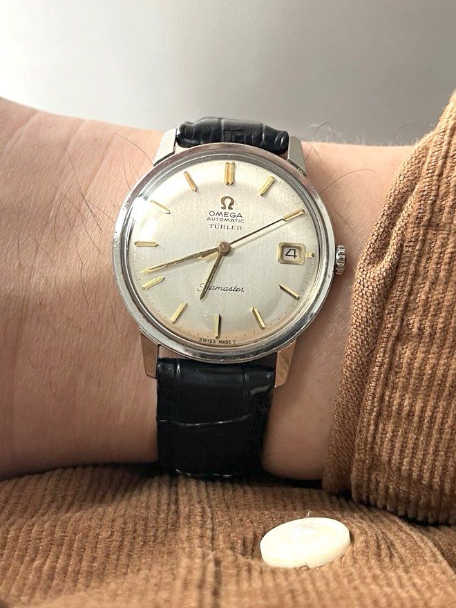 Rare Omega T rler Co Signed Seamaster Automatic Cal.562 1960s