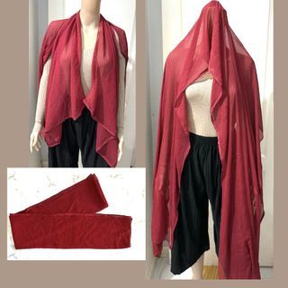 Red scarf/blanket/lightwear/imported