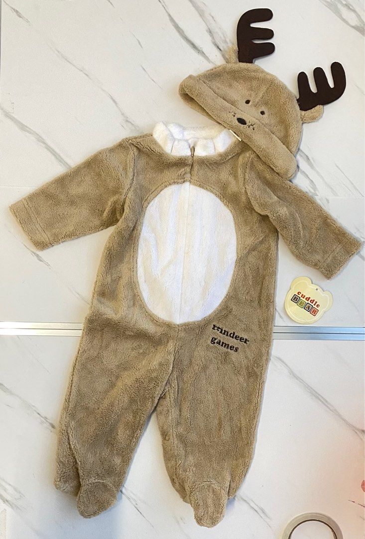 Reindeer Bodysuit Christmas Gift for 6 9mths Babies Kids