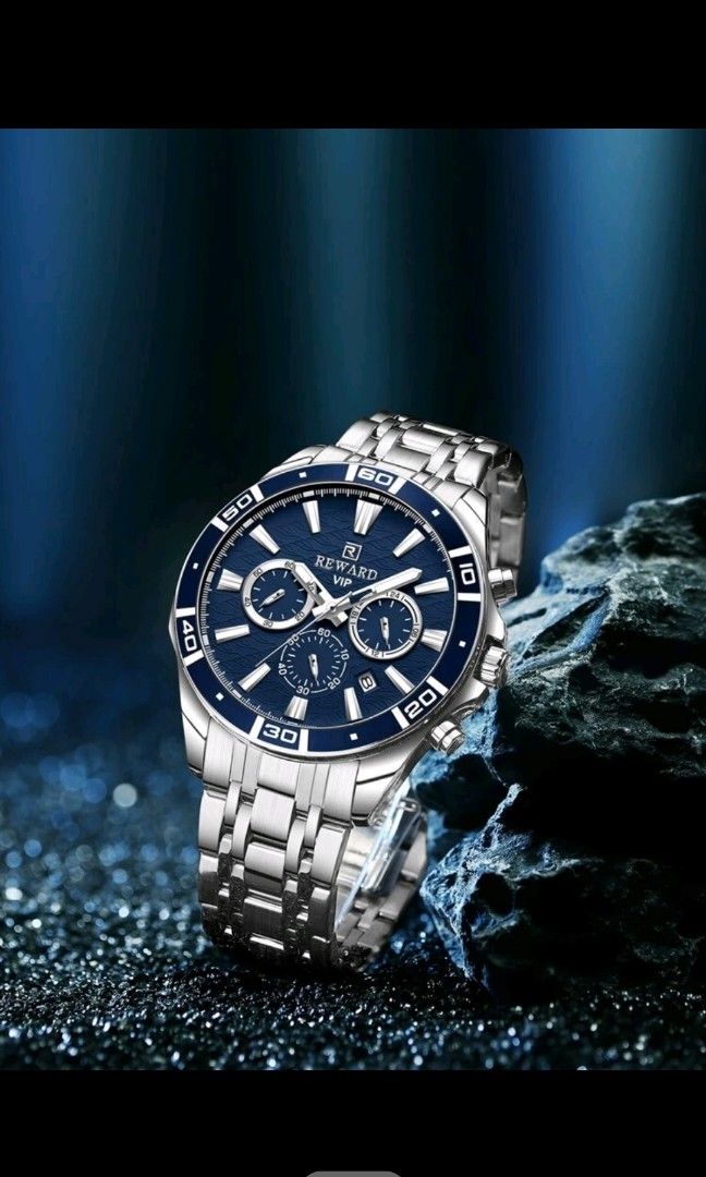 REWARD New Design VIP Business Watch for Men Stainless Quartz