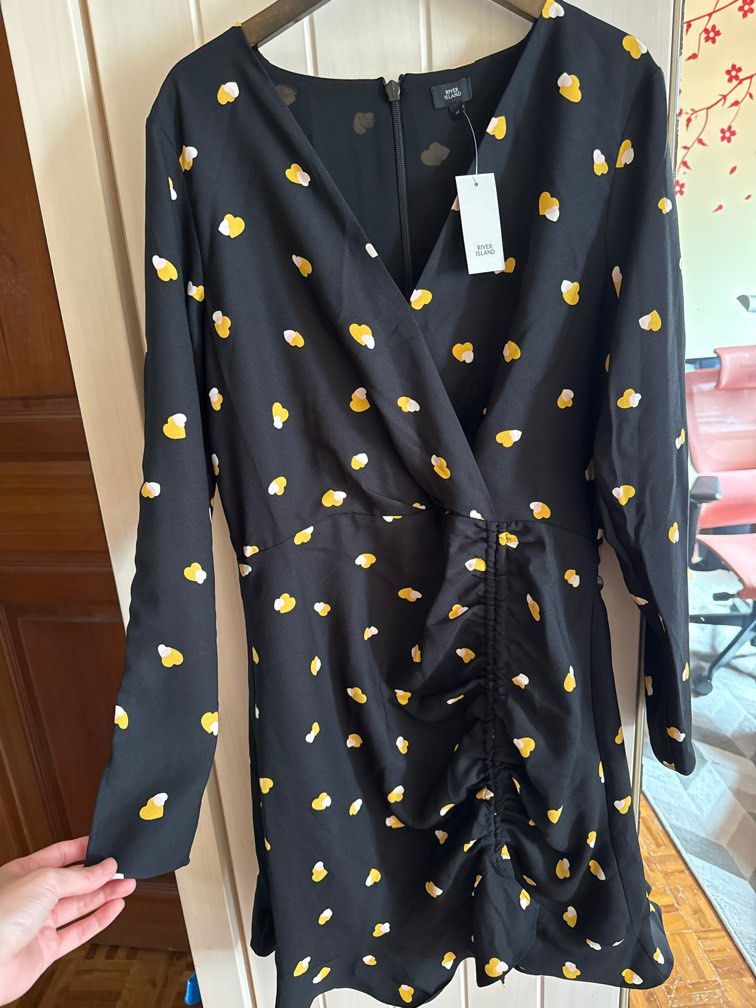 River island heart print dress clearance