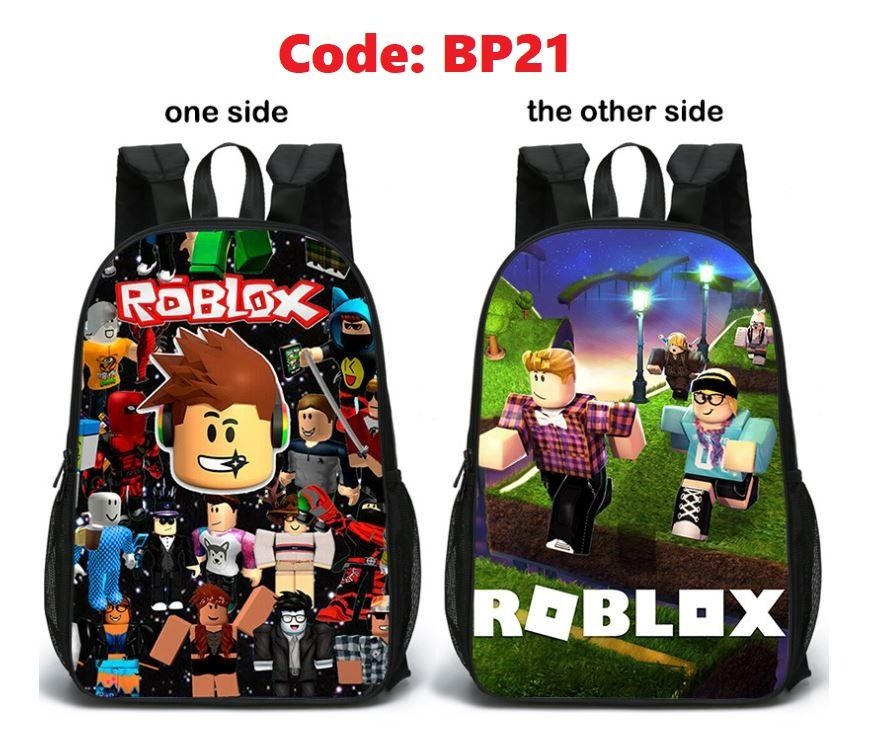 Roblox backpack☆Student Backpack☆Double-sided backpack☆Primary